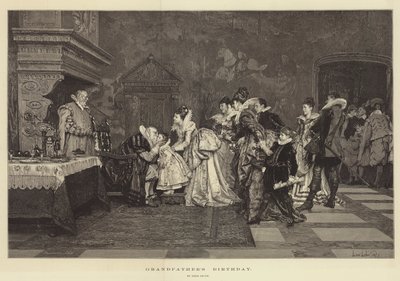 Cumpleaños del abuelo de Alexandre Louis Leloir